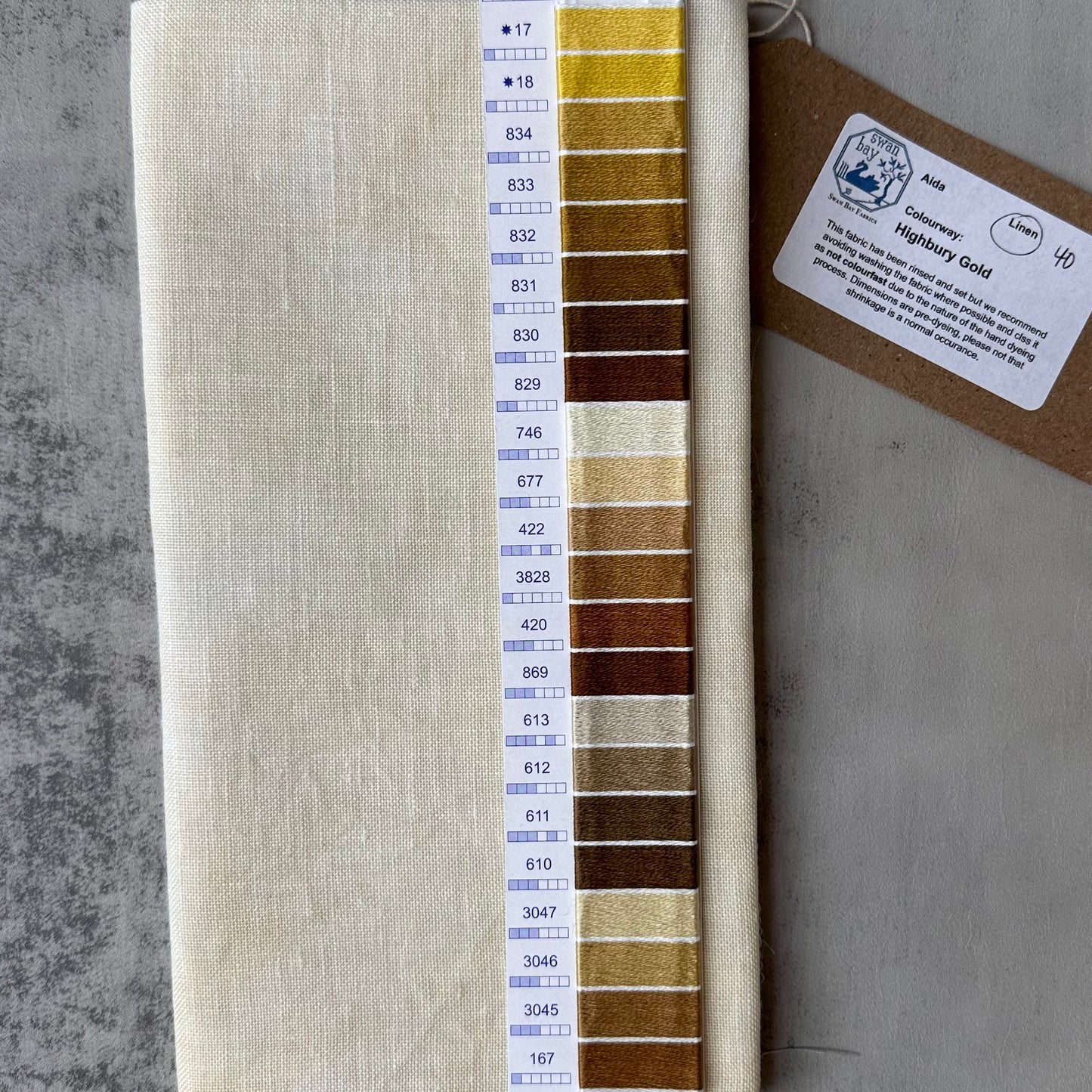 READY TO SHIP Linen: Highbury Gold