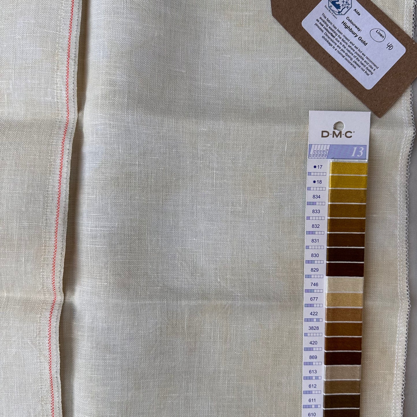 READY TO SHIP Linen: Highbury Gold