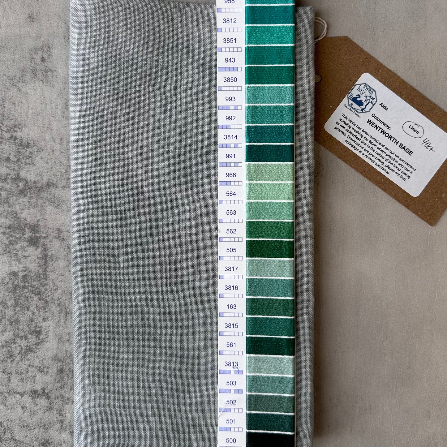 READY TO SHIP Linen: Wentworth Sage