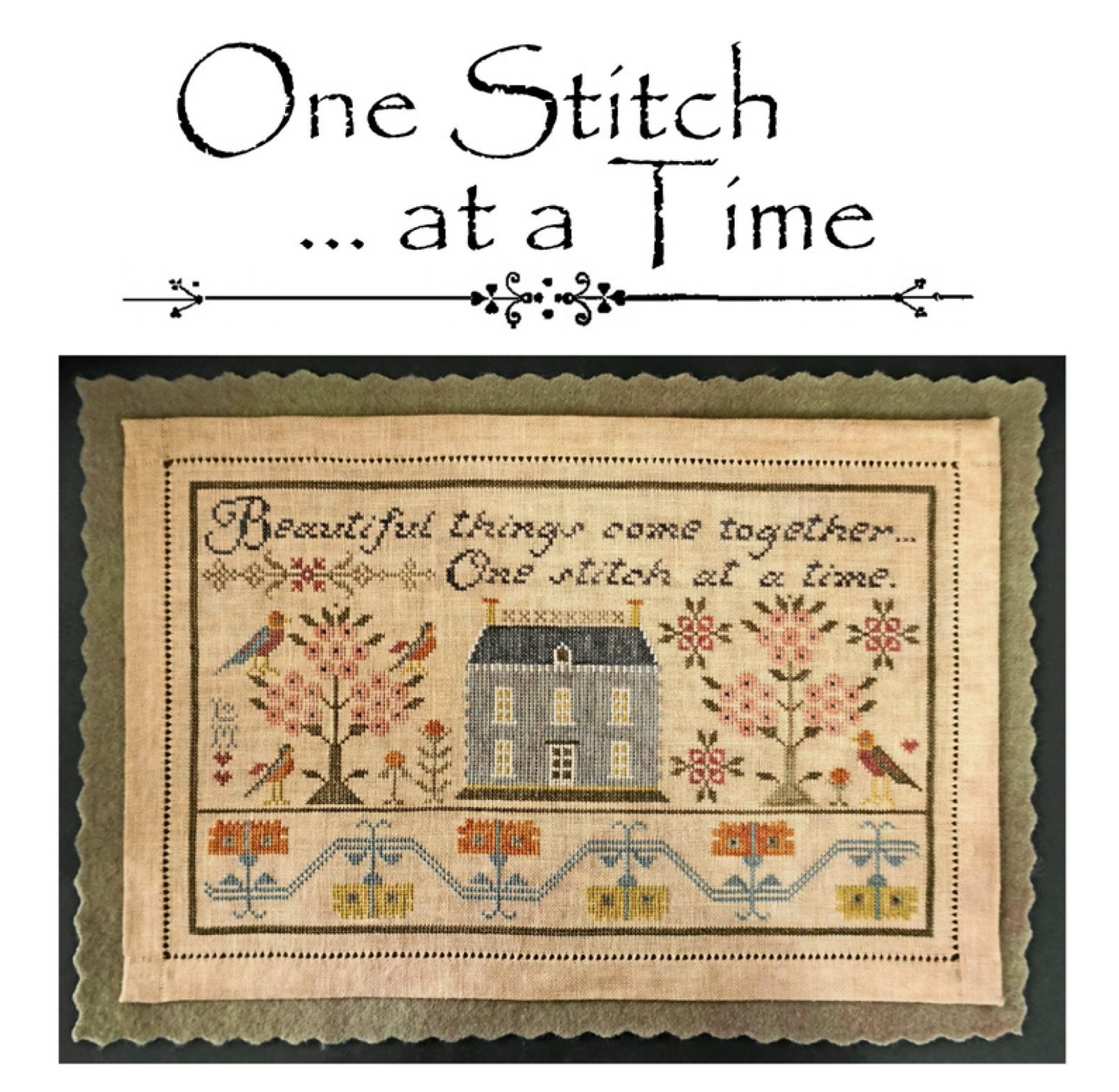 Across the Pond SAL - One Stitch at a Time by La-D-Da PATTERN